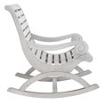 thumbnail image 5 of Safavieh PAT7016A Outdoor Collection Sonora Ash Grey Rocking Chair, 5 of 5