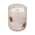 thumbnail image 3 of Mainstays 1-Wick Art Glass Scented Jar Candle, Strawberry Breeze, 8.5 oz., 3 of 9