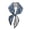 Blue, variant on WAYUTE Fashion Satin Scarf For Hair Beach Head Wraps Neck Scarves For Women Lightweight Handbag Versatile Accessories