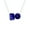 White Gold Plated, variant on 3.00 Carat Lab Created Tanzanite Toi Et Moi Pendant Necklace for Women | AAA Color | 14K Gold Over 925 Sterling Silver with Silver Cable Chain – Rose, White & Yellow Gold