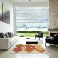 thumbnail image 7 of Ahgly Company Machine Washable Indoor Round Transitional Grapefruit Red Area Rugs, 3' Round, 7 of 7