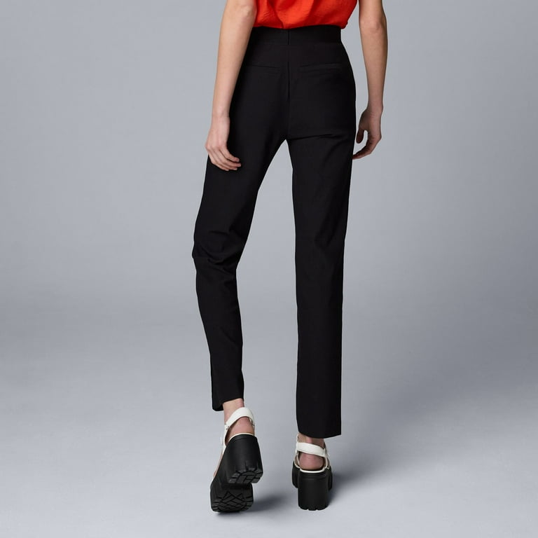 TFW49 SLIM STRAIGHT PANTS ブラック TFW49 SLIM STRAIGHT PANTS スリムアスリートパンツ T072210003