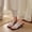 Silver, variant on Women Thin Crisscross Strap Square Toe Clear Mini Heel Slide Sandals Beige 7