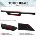 thumbnail image 4 of Ikon Motorsports Rear Trunk Spoiler Compatible with 2024-2026 Ford Mustang, Dark Horse Style Matte Black ABS Plastic Back Lid Spoiler Wing Lip, 4 of 8