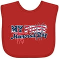 thumbnail image 3 of Inktastic My First Memorial Day Grunge with Fireworks Boys or Girls Baby Bib, 3 of 4