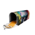 thumbnail image 5 of Naloa Modern Abstract Colorful Skull A Mailbox Covers Magnetic Post Box Cover Post Letter Box Cover Garden Decor-21x18 in, 5 of 8