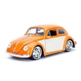 thumbnail image 2 of 1959 Volkswagen Beetle Orange and Cream Bigtime Kustoms 1/24 Diecast Model Car by Jada, 2 of 4