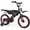 Black, variant on OLAKIDS Kids BMX Bike, 12 16 Inch Motorcycle Style Toddler Bicycle with Light up Training Wheels Rear Suspension Sound Box Adjustable Handlebar for Boys Girls