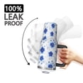 thumbnail image 3 of 40oz Pioneer Flower Floral Print Pattern Insulated Tumbler with Handle, BPA-Free Leak Proof Lid and Straws, Double Wall Vacuum, Hot 12h/Cold 34h, 3 of 6