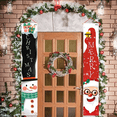 thumbnail image 4 of Feliz Navidad Banner Belug Decoración Puerta Cortina Navidad Copla Red 1, 4 of 5