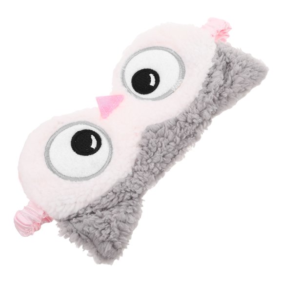 BESTYASH Cute Owl Plush Sleep Mask Light Blocking Eye Cover Soft and Comfortable for Relaxation