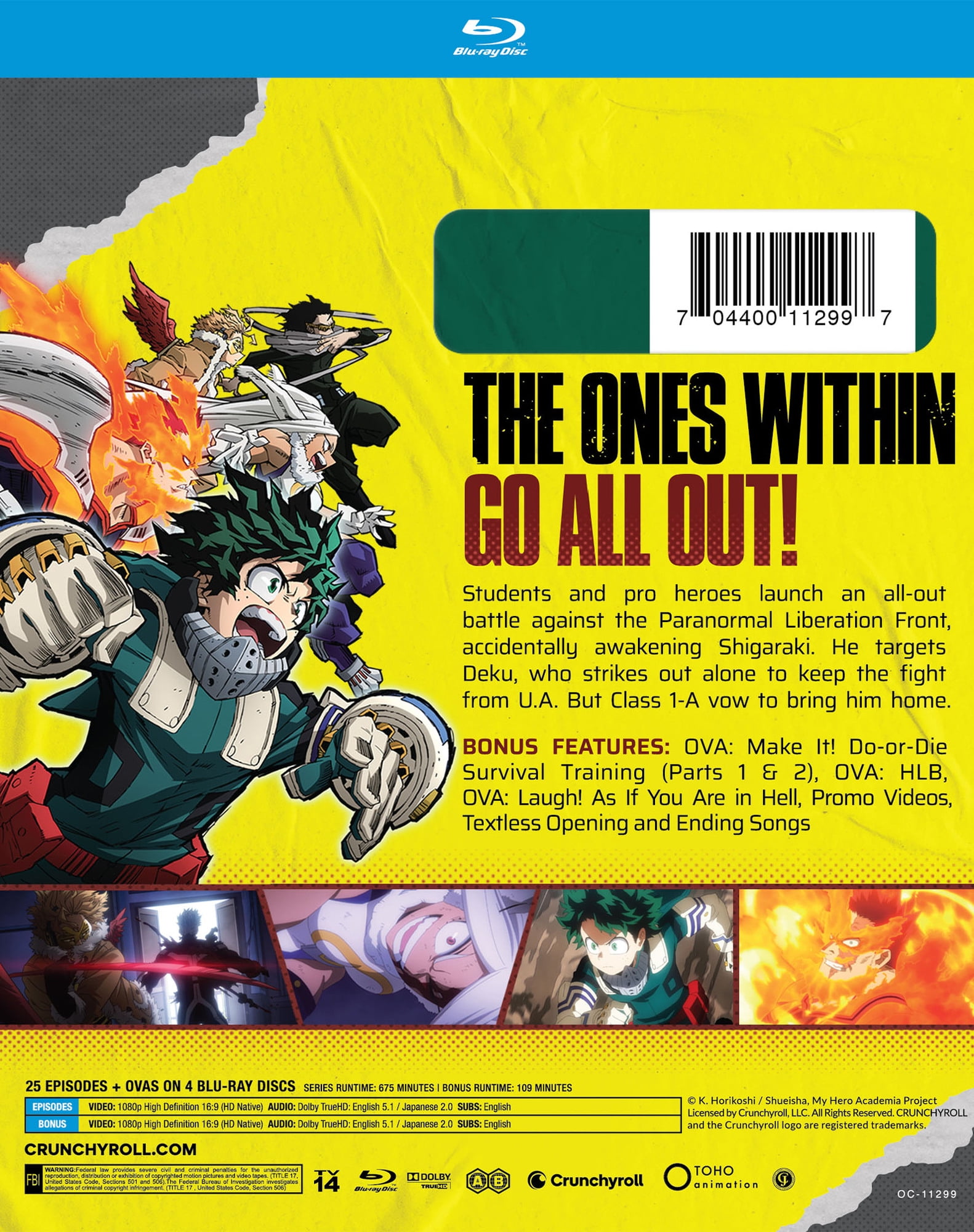 My Hero Academia Complete 6th Season (Blu-ray) Crunchyroll, Action, Adventure, Anime