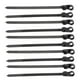 thumbnail image 1 of 10 bridas para cables con cremallera y orificio para tornillos, accesorio con ojal redondo, tamaño pequeño 048 cm x 20 cm, 1 of 9
