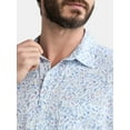 thumbnail image 5 of George Men's & Big Men's Button-Up Poplin Shirt with Short Sleeves, Sizes S-3XL, 5 of 5