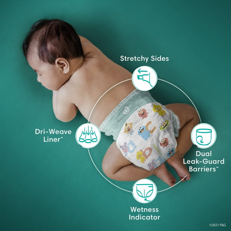 Pampers Baby Dry Couches 12H Taille 2 120uts