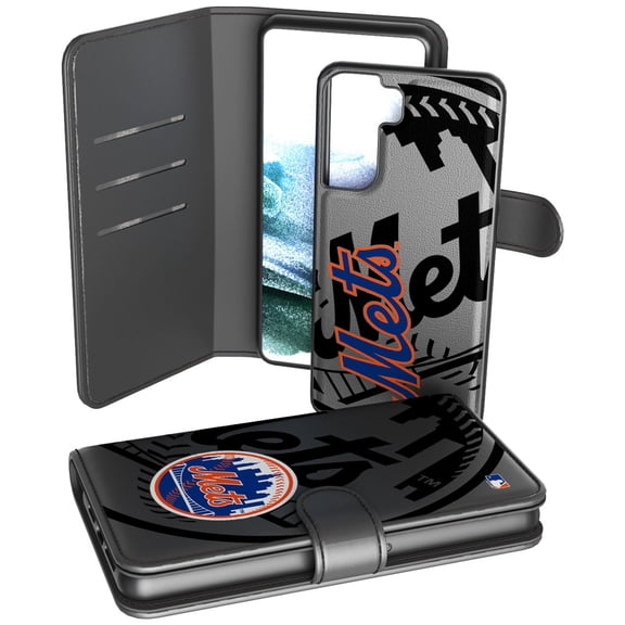 New York Mets Samsung Galaxy Mono Tilt Wallet Case