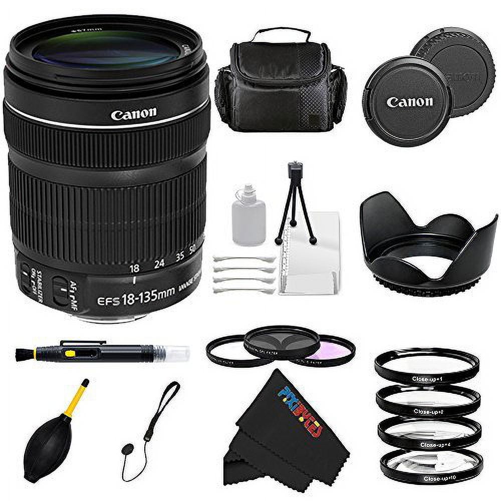 Canon EF-S 18-135mm F/3.5-5.6 IS STM Lens with Image Stabilization