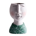 thumbnail image 1 of Florero retrato escultura resina decorativa rostro humano florero maceta para oficina en casa, tipo 3 sidaley HA002260-03B, 1 of 6