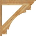 thumbnail image 3 of Ekena Millwork 8"W x 44"D x 44"H Merced Rough Sawn Traditional Outlooker, Western Red Cedar, 3 of 4