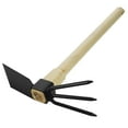 thumbnail image 3 of Small Weed Hoe Gardening Hoe Hand Rake Metal Rake Gardening Hoe Tool Garden Tool, 3 of 8