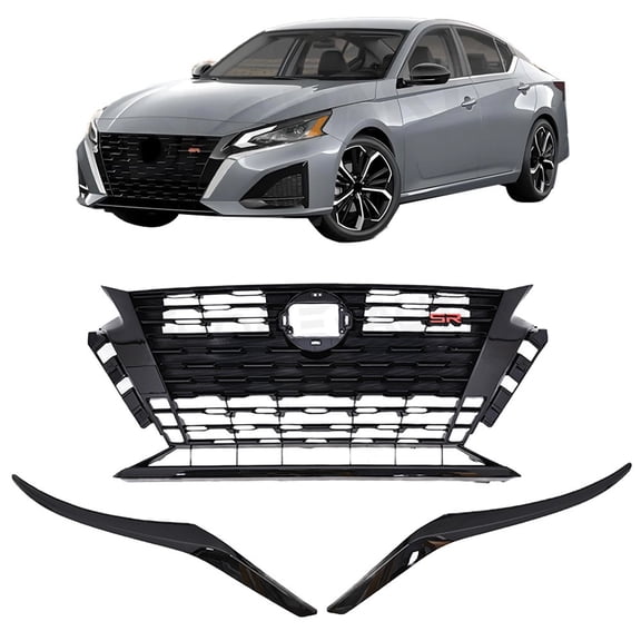 Front Bumper set for 2023-2025 Nissan Altima SR ABS Plastic Sport Styling