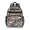 Basketball and Heart Gray Pattern, variant on Basketball and Heart Gray Pattern Cute School Backpack Bag for School with Padded Back and Adjustable Shoulder Straps 15.25"x11.5"x5.25"