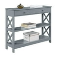 thumbnail image 3 of Convenience Concepts Oxford One-Drawer Console Table in Gray Wood Finish, 3 of 7
