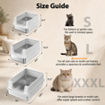 thumbnail image 6 of Stainless Steel Cat Litter Box Extra Large Cats Metal, 6 of 8