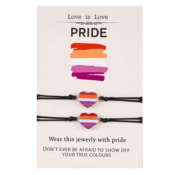 2Pcs Rainbow Strand Bracelets Set Lovely Stretchable Bracelet for Women Girls