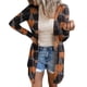 thumbnail image 5 of Paño frontal abierto para mujer Halloween ligero suave manga larga suéter abierto frontal superior abrigo casual para fiesta de Halloween de otoño gris XL, 5 of 5