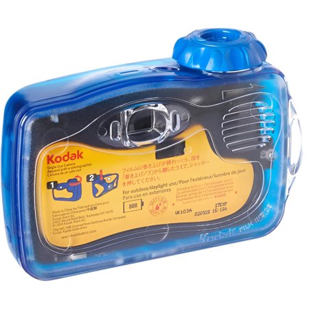 Kodak コダック レンズ付きフィルム スポーツ 15m防水 27枚 水中カメラ 35mm おすすめ 使い切りカメラ ISO800 27枚撮り WATER AND SPORT  27