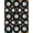 Black And White, Pattern 3, variant on ODIKA Vinyl Record Retro Cd Minimalist Groove Rings Shaped Music Disc Flowing Dynamic Non-Slip Chair-Friendly for Home Office, Gaming Room, Under Desk