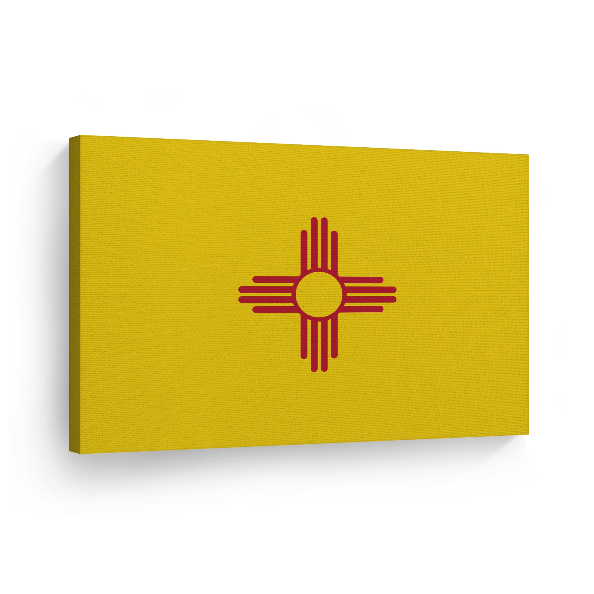 Smile Art Design New Mexico State Flag CANVAS PRINT State Capital of