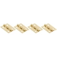 thumbnail image 2 of NATIONAL MFG/SPECTRUM BRANDS HHI 4-Pk., 1 x .75-In. Narrow Hinges, Light-Duty, Brass N211-177, 2 of 4