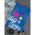 thumbnail image 3 of Love The 80's  Decade Women Royal Blue T-Shirt, Female Small, 3 of 4