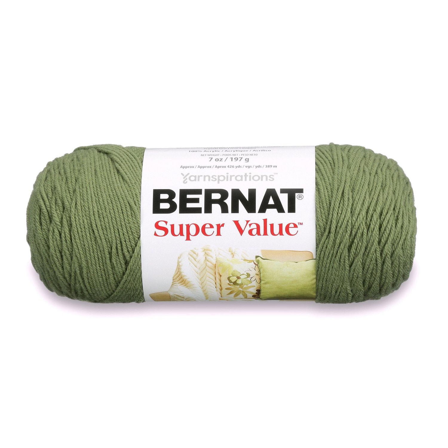 Bernat® Super Value™ Yarn, Acrylic #4 Medium, 7oz/197g, 426 Yards