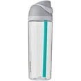 thumbnail image 1 of Owala FreeSip Clear Tritan Plastic Water Bottle with Straw, BPA-Free Sports Water Bottle, Great for Travel, 25 Oz, Shy Marshmallow, 1 of 6