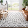 thumbnail image 2 of SAFAVIEH Natura Jayla Geometric Area Rug, Ivory/Black, 8' x 10', 2 of 7