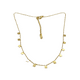 thumbnail image 1 of Collar Minimalista  con Pequeños Cuadros  en acero inoxidable y oro laminado Sporty Fast Collar Minimalista  con Pequeños Cuadros  en acero inoxidable y oro laminado, 1 of 4