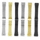 thumbnail image 2 of Correa de acero inoxidable de 18 mm para reloj CASIO A158/A159/A168/A169/B650 AQ230/700 A158W A168 Classic AE-1200 Correa de metal plateada y negra, 2 of 5