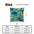 thumbnail image 5 of Turtle Seamless Set with Unique Patterns - 2 Pack Decorative Pillows for Bed - Includes Pillow Inserts - Available in 16x16, 18x18, 20x20 Inches for Any Occasion, 5 of 6
