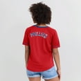 thumbnail image 5 of Women's Fanatics Red Philadelphia Phillies League Diva Star Raglan V-Neck T-Shirt, 5 of 5
