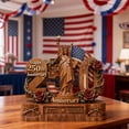 thumbnail image 2 of XINGAG 250th Anniversary Decor 1776–2026, 4th of July Patriotic Table Decorations, Red White and Blue Patriotic Decor, Memorial Day Decorations Independence Day Home Office Table Centerpieces Sign, 2 of 7