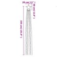 thumbnail image 4 of Lámpara para árbol de Navidad VidaXL, 320 LED, 375 cm, color blanco cálido, 4 of 9