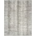 thumbnail image 2 of Nourison Modern Abstract Abstract Grey White 8'6" x 11'4" Area Rug (9x11), 2 of 8