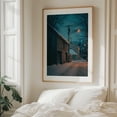 thumbnail image 6 of Landis Place, Buffalo - Buffalo New York Photography Winter Snow Rustic Street Photography Night Sky Barn Cityscape Unframed Wall Art Print 18 x 24 inches, 6 of 13