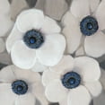 thumbnail image 2 of OToole, Tim 15x15 White Modern Wood Framed Museum Art Print Titled - White Anemone II, 2 of 4
