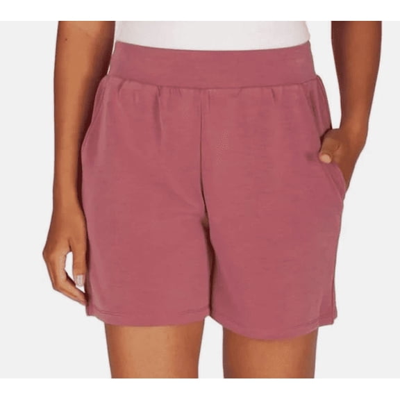 LazyPants Women's Luxe Short, Pink/ Berry Small