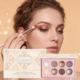 thumbnail image 7 of Everyday Shimmer Eye Makeup Palette, Neutral Glitter Eyeshadow Set with 12 Colors, Natural to Smoky Look Compact for Daily Wear, 7 of 7