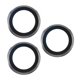 thumbnail image 2 of For iPhone 17 Pro Max 17 Pro Camera Lens Protector Metal Ring Tempered Glass Film - Titanium Grey, 2 of 5